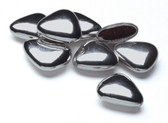 Peladilla de Corazon Grande Plata
